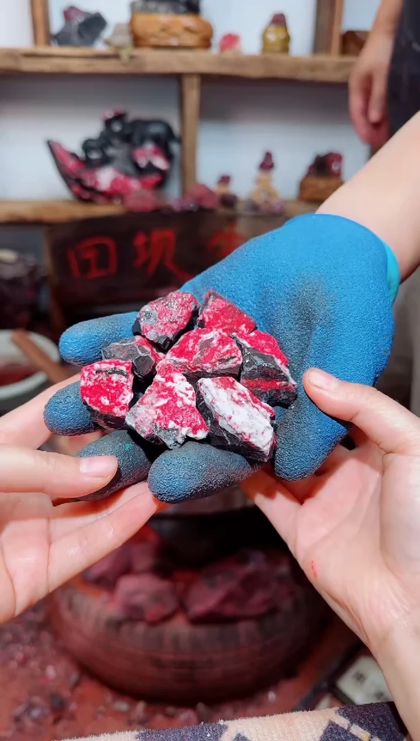 天然辰砂朱砂原矿石35
