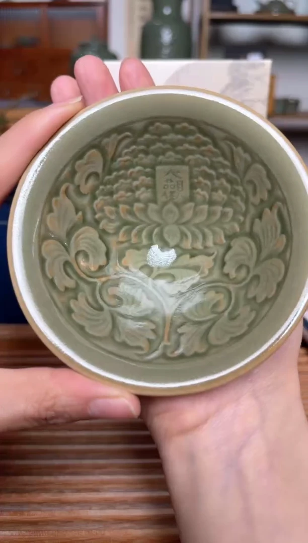 其他橄榄绿大观斗笠盏