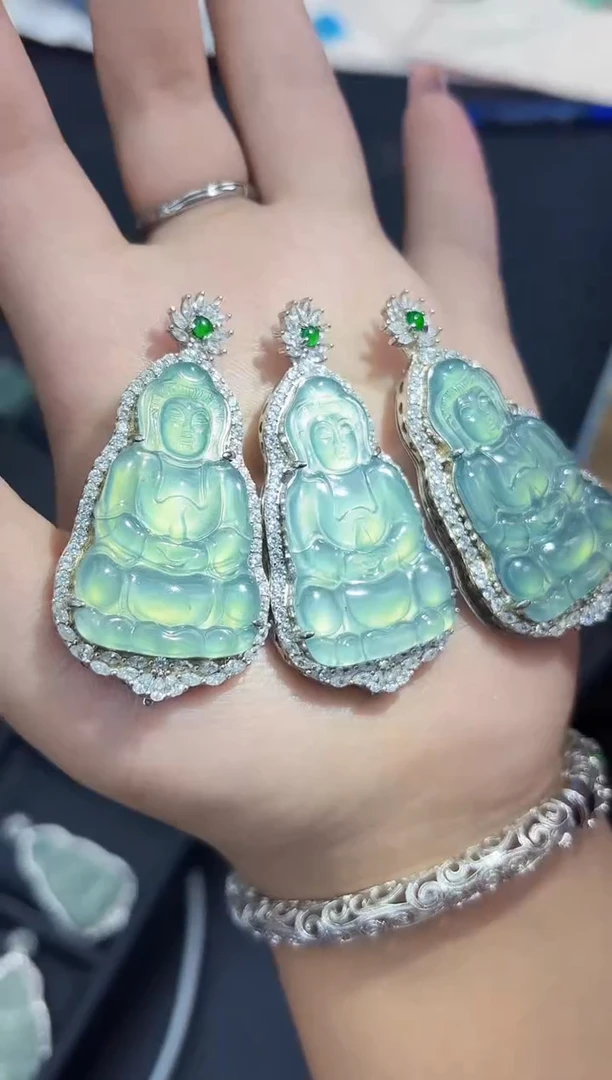 【闪购商品】翡翠颈饰银S925镶嵌多样性发其一