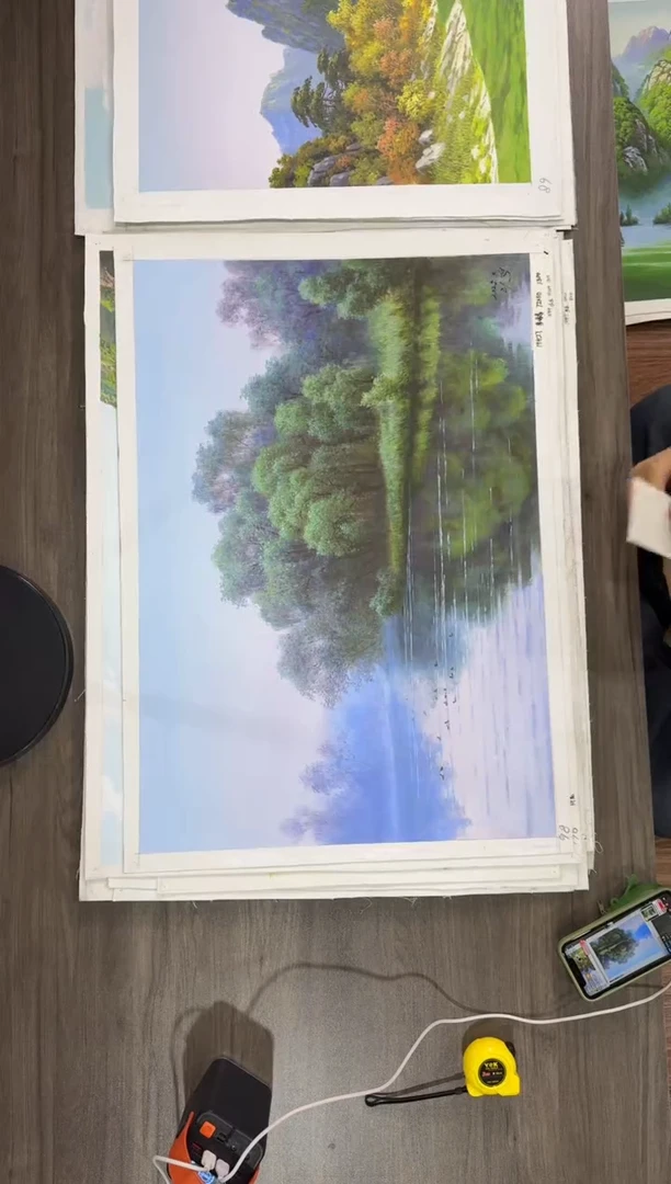 油画【38号】朝鲜原创纯手绘孤品油画丨顺丰包邮