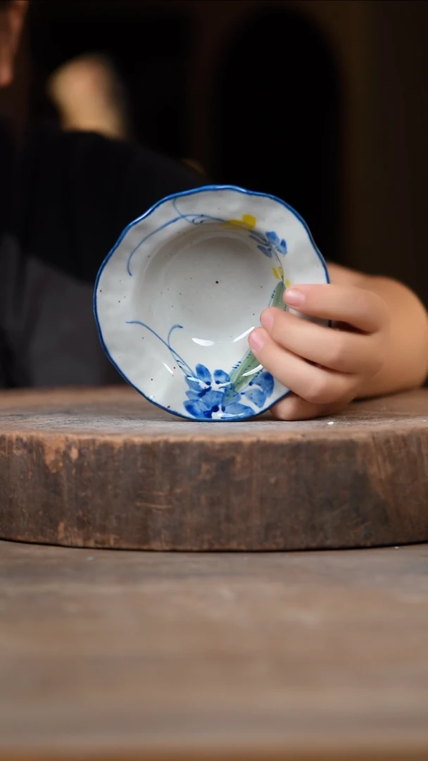 瓷片景德镇高温釉下彩（食品级）