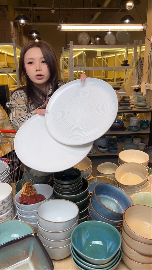 瓷58【瑕疵】外贸尾货窑变釉下彩