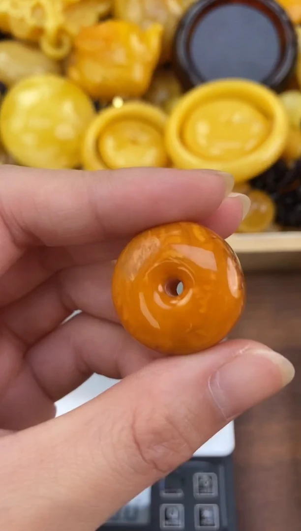 裸石琥珀未镶嵌天然琥珀蜜蜡