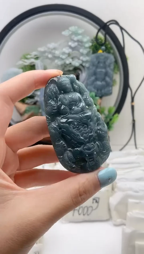 颈饰未镶嵌翡翠阿弥陀佛
