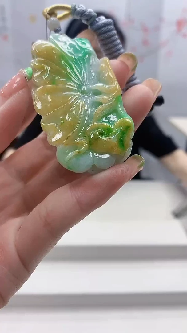 未镶嵌定制翡翠5160ry-毛货挂件8