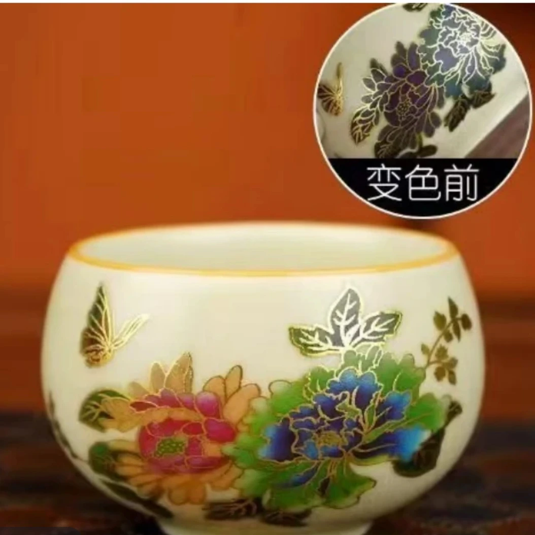 【闪购链接】瓷制品S11111玫瑰变色主人杯