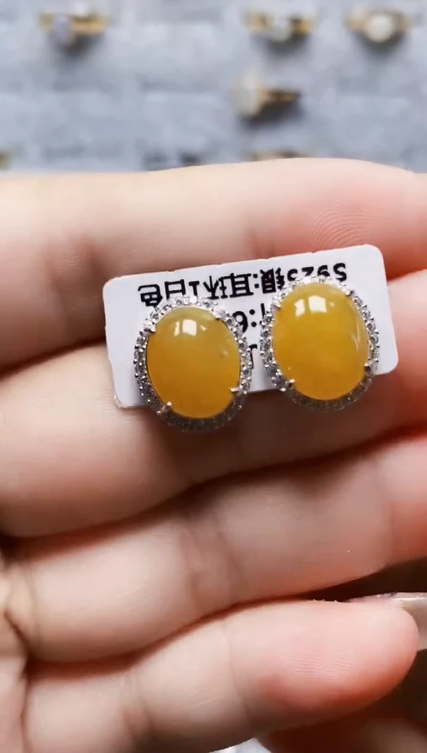 银S925镶嵌戒指翡翠1191