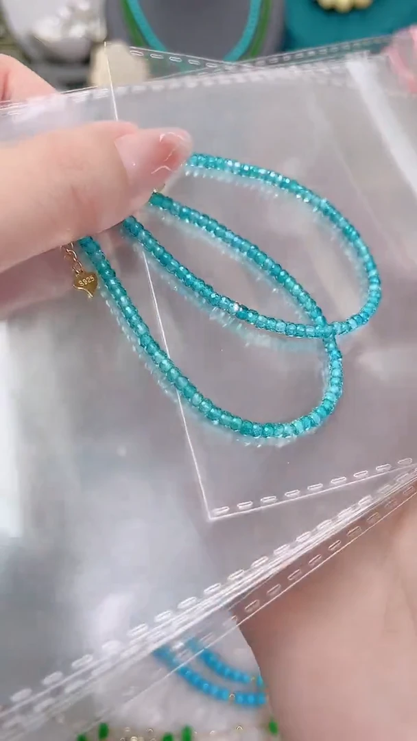 手链银S925镶嵌尖晶石新49