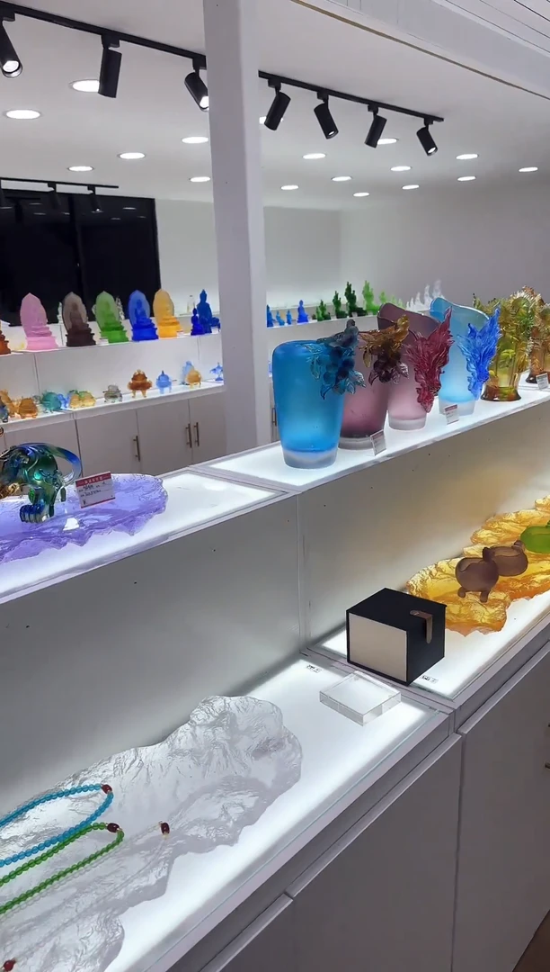 手工艺品琉璃用****^摆件