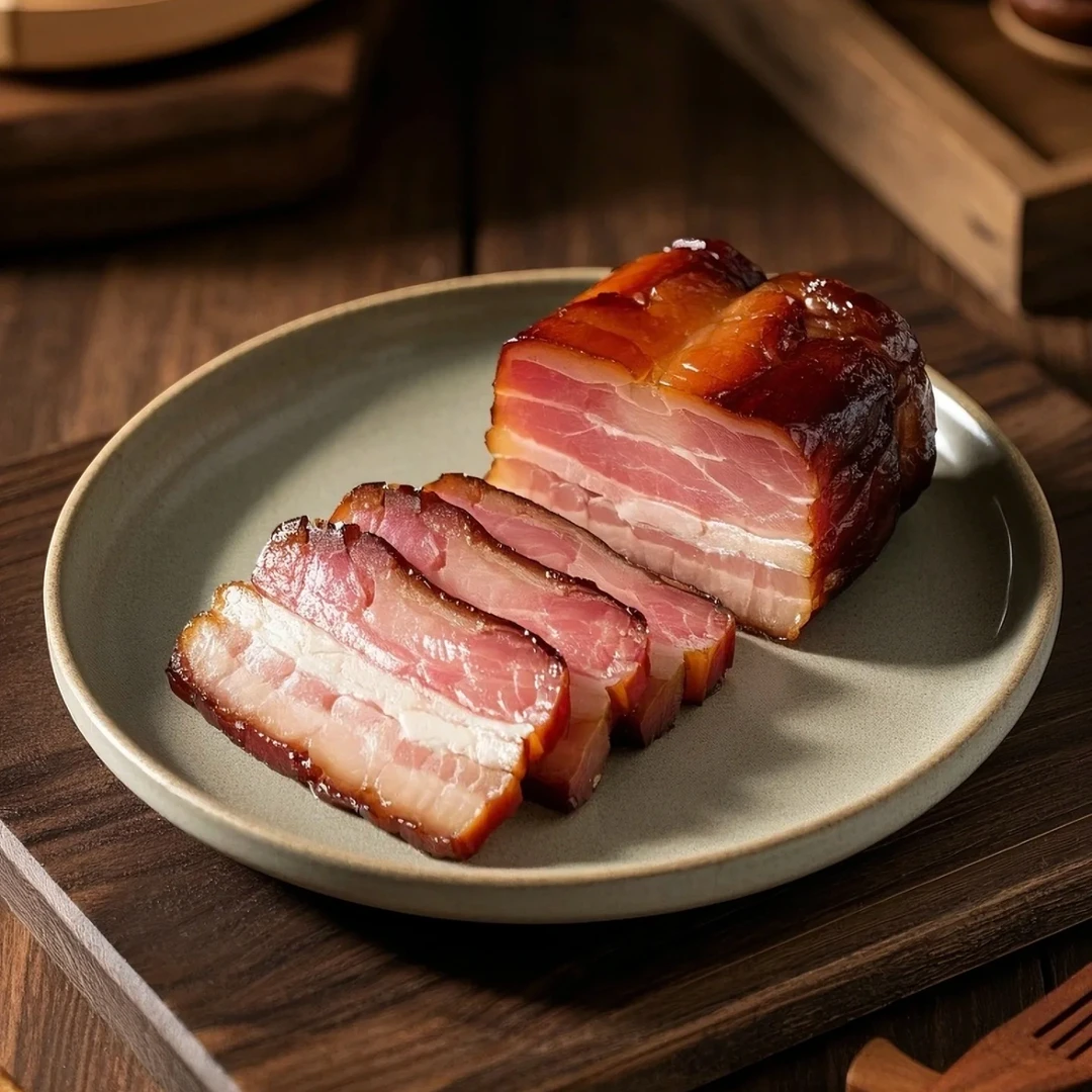 恩施土家柴火烟熏肉前胛前腿腊肉咸肉腌肉2斤
