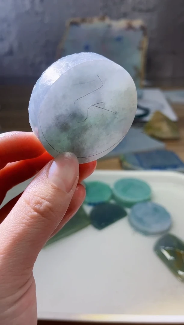 裸石翡翠天然翡翠A货石 南 897