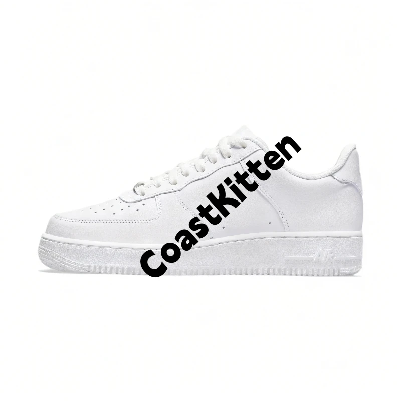 CoastKitten时尚男女同款款黑白低帮板鞋
