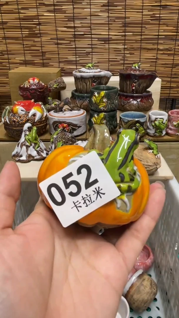 千**祿052精美粗陶手工柴烧