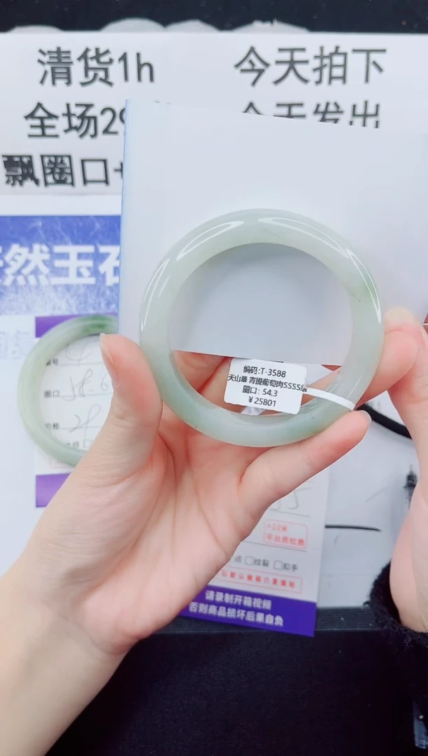 未镶嵌手镯石英质玉48-53