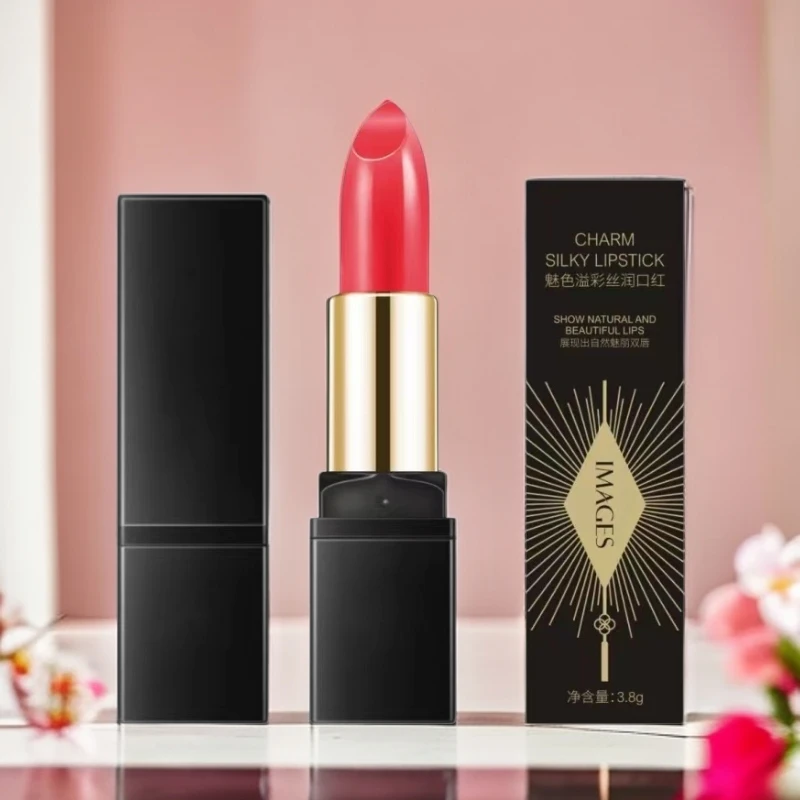 新款口红时尚女士魅色溢彩丝润口红滋润不干涩显白百搭口红