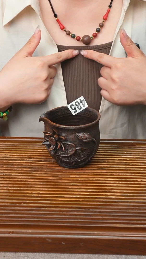 万古烧粗陶手工茶具