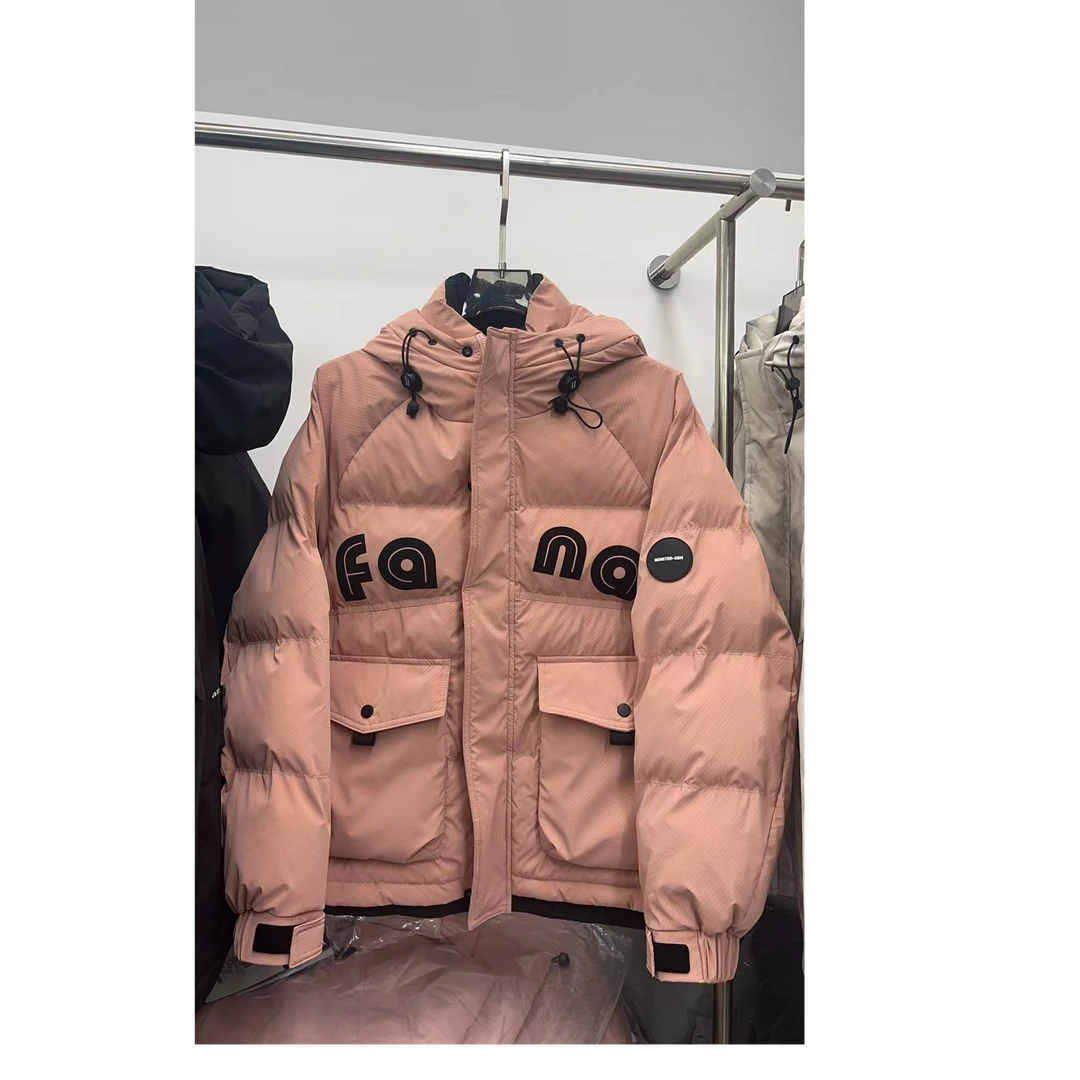 222 8866 冬季保暖百搭时尚休闲潮流短款连帽棉外套