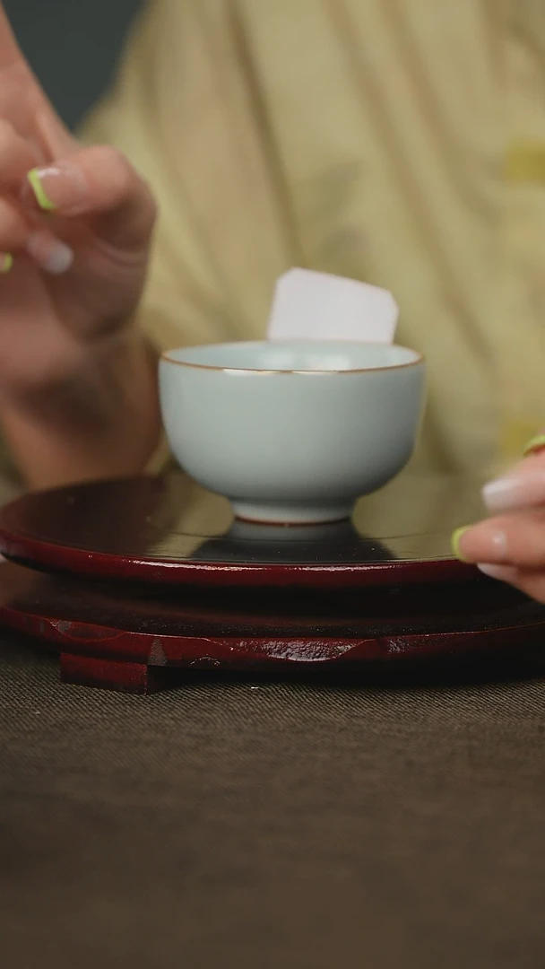 20微瑕 汝瓷 主人杯