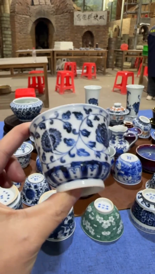 青花双板桥柴窑双板桥柴窑