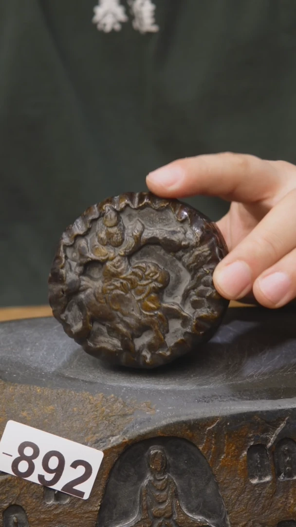 甘石陶艺麻线鼓款892