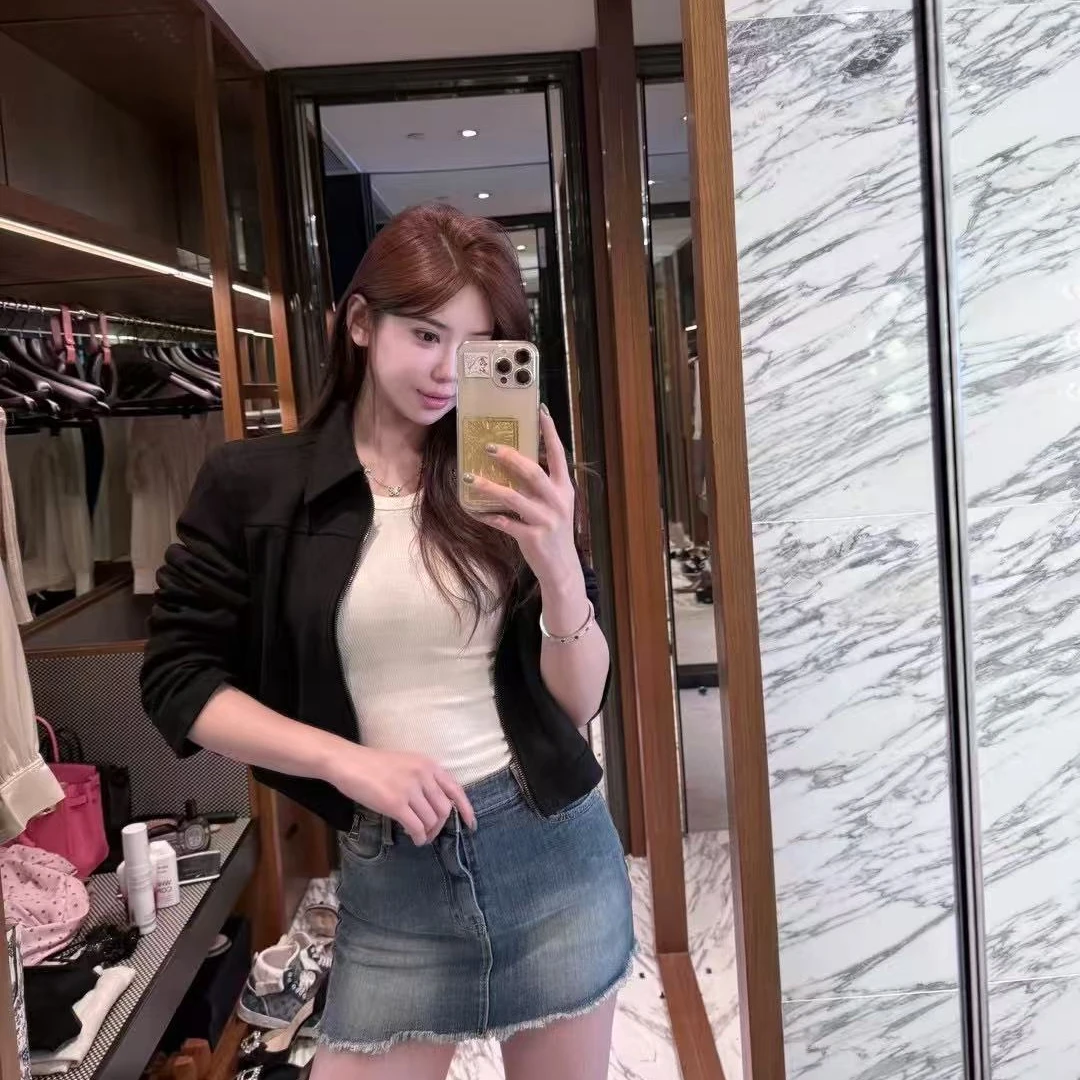 Lovemomo·【古早舒适】皮夹克外套