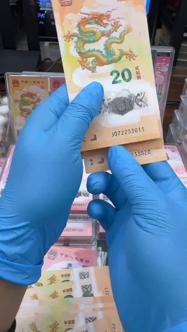 【闪购商品】塑料无4标十一组龙钞072233011