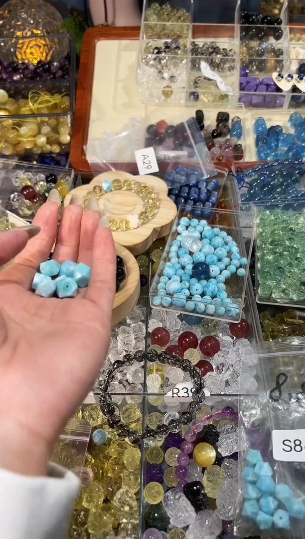 【闪购商品】水晶手串未镶嵌A30海纹八角单个