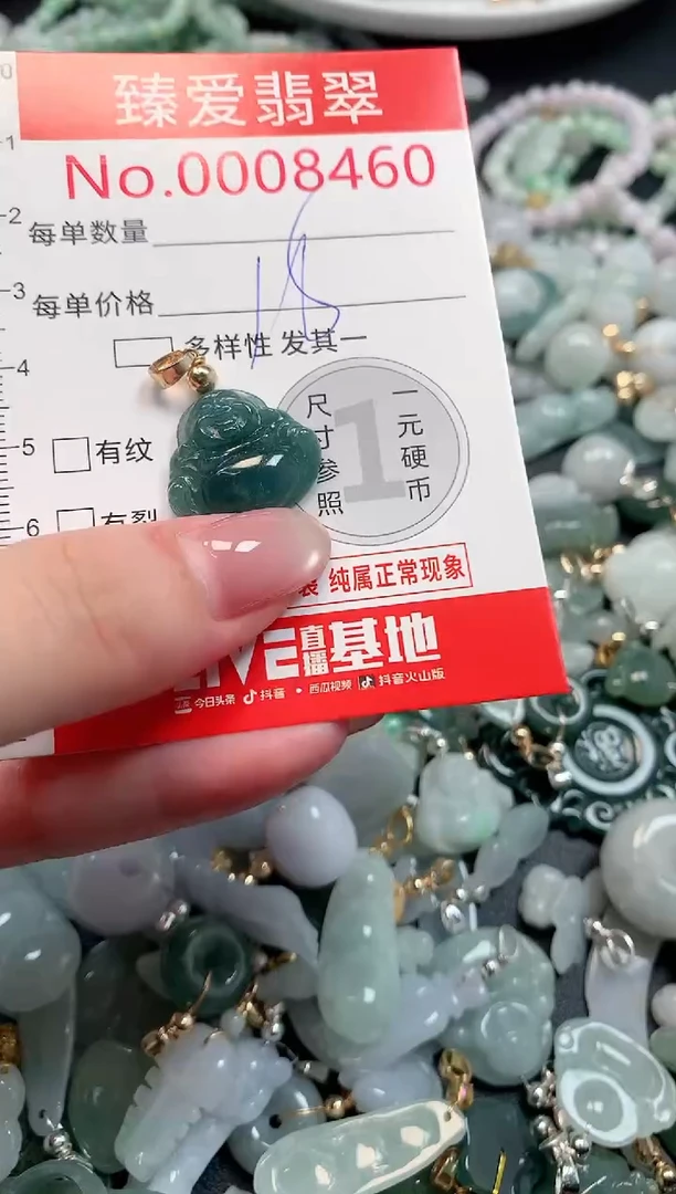 吊坠(不含链)未镶嵌翡翠8460