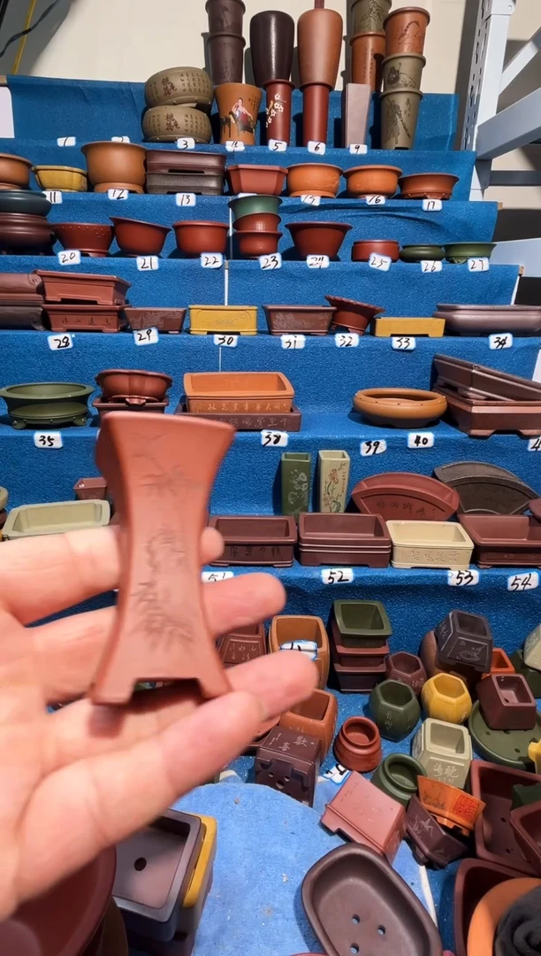 【闪购商品】紫砂紫砂花盆3.5*7