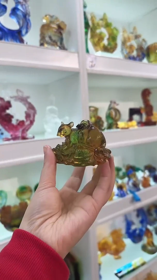 手工艺品琉璃老鼠