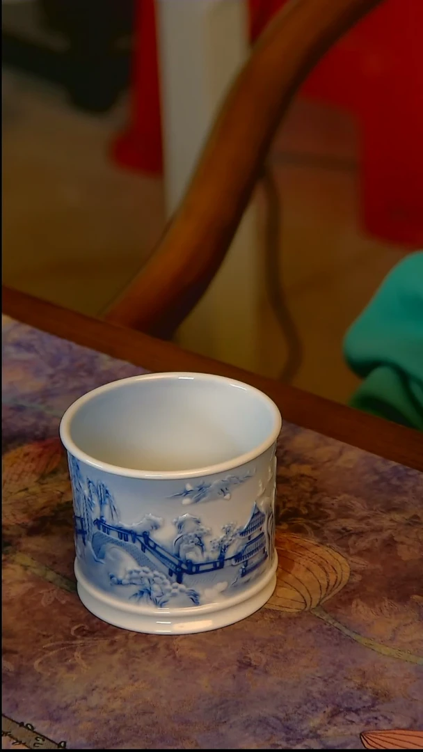 杯手工手绘杯杯很美丽