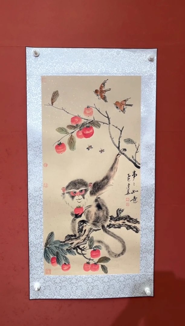 国画老师现场创作  38