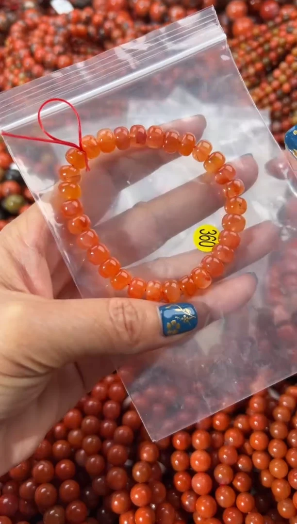 未镶嵌手串南红玛瑙7+