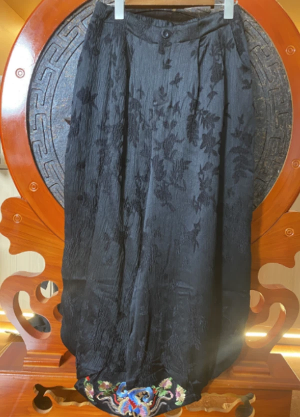 【乔诗绣】国风刺绣裤子-013-QSX