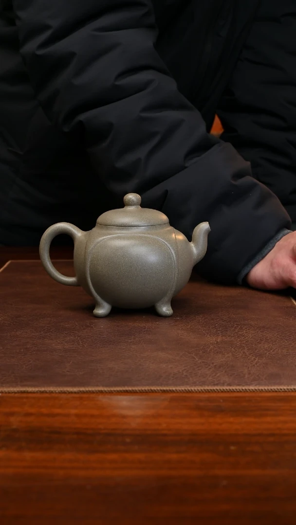 【闪购商品】紫砂茶壶青段鼎盛四方330cc