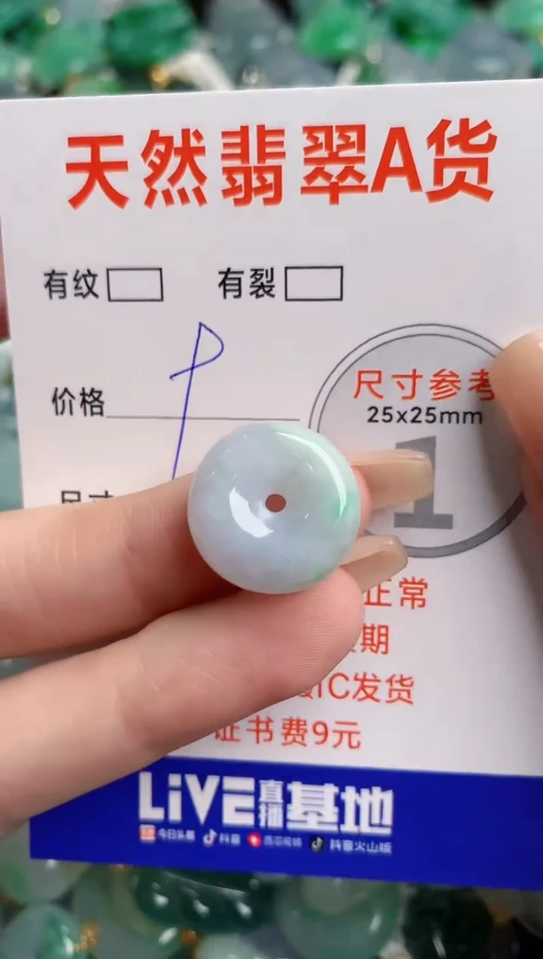 翡翠未镶嵌颈饰24000902