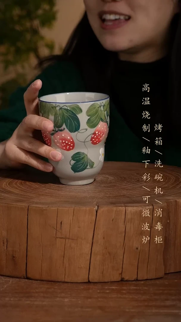 碗瓷景德镇手工手绘高温瓷釉下彩