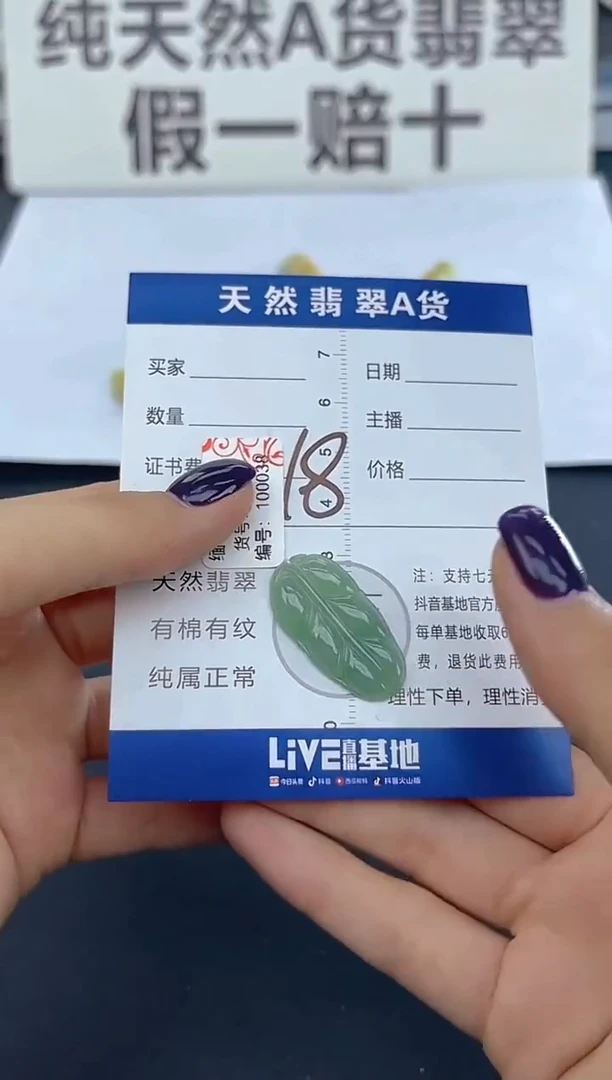 颈饰未镶嵌翡翠纯天然缅甸翡翠A货