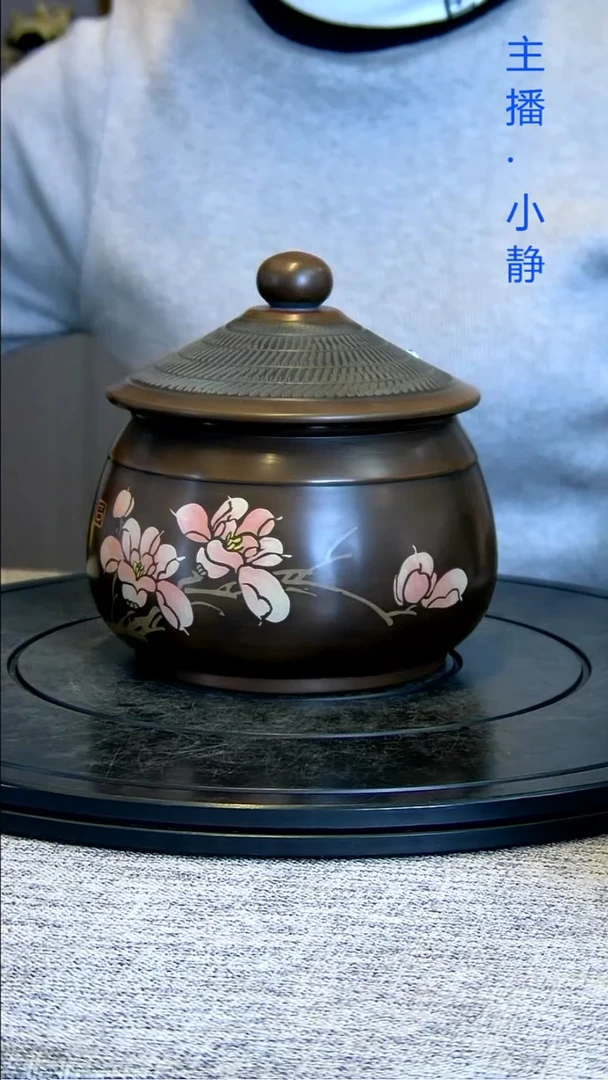 全手工紫陶茶罐精磨006