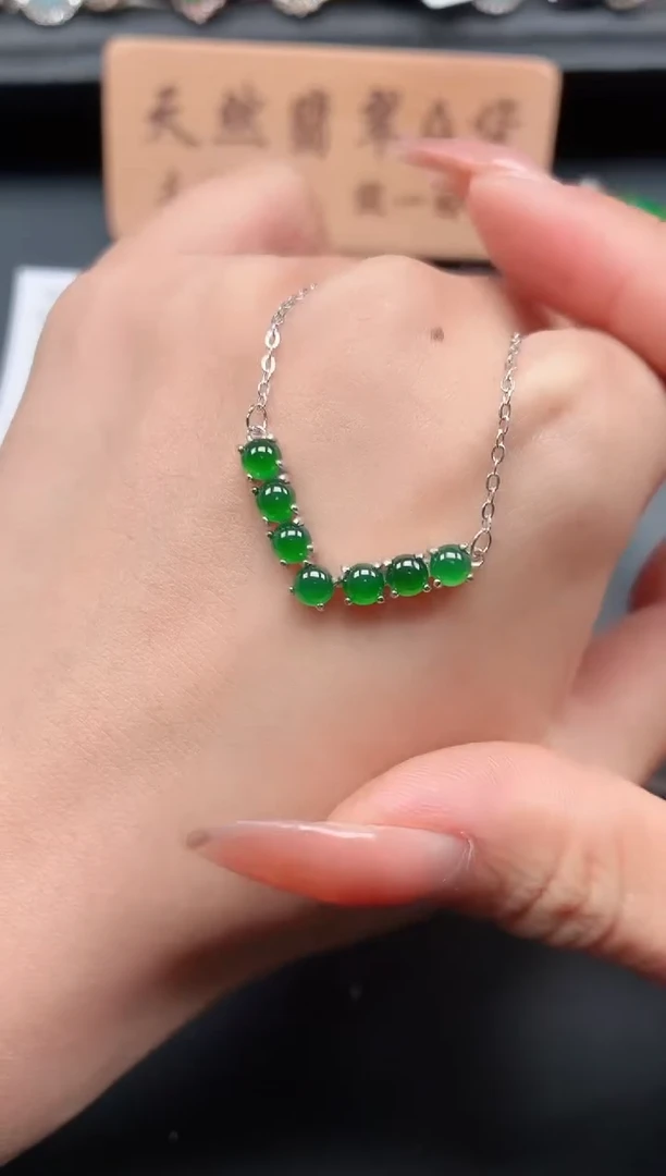 银S925镶嵌戒指翡翠11