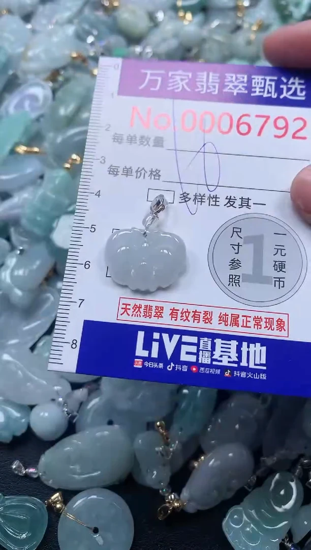 颈饰未镶嵌翡翠6792