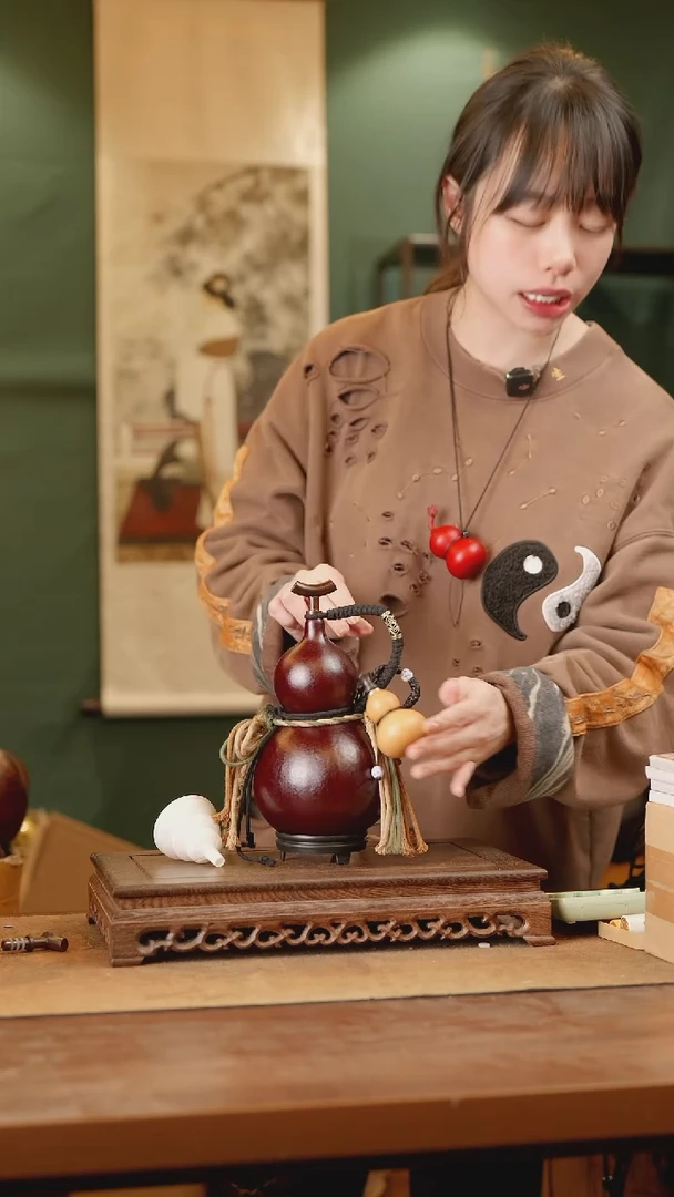 484号精品天然大漆酒葫芦一物一拍~