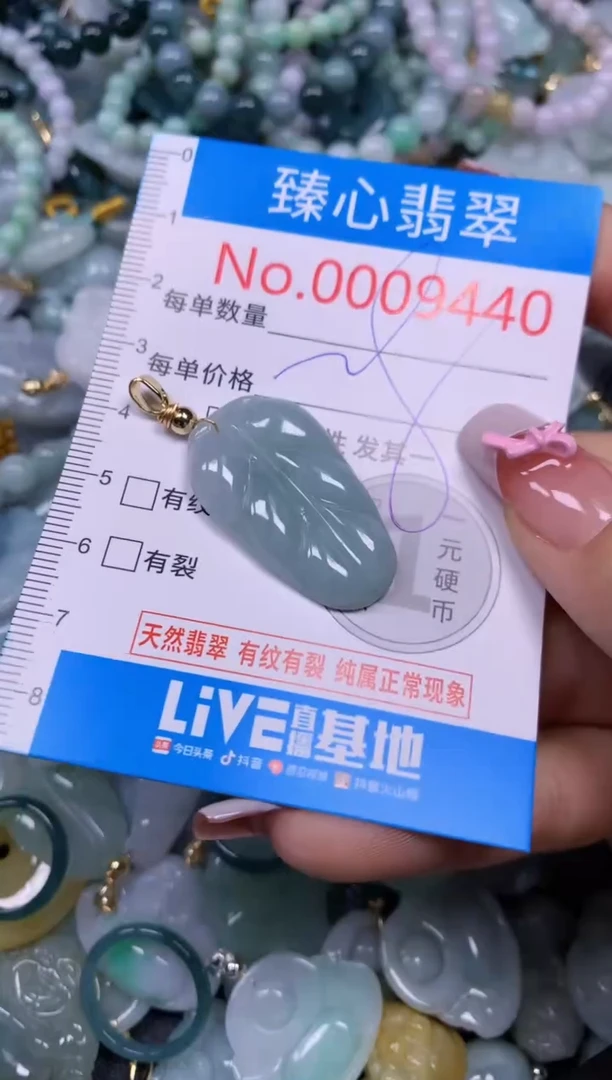 【闪购商品】翡翠颈饰未镶嵌含绳0009440