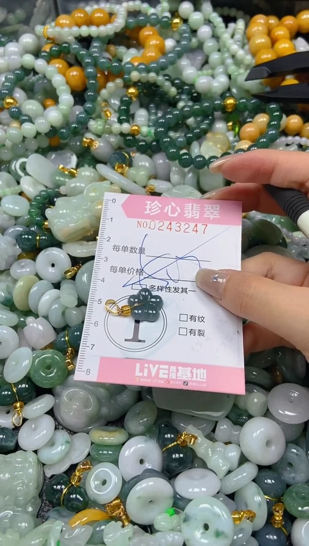 翡翠未镶嵌颈饰闪购0243247