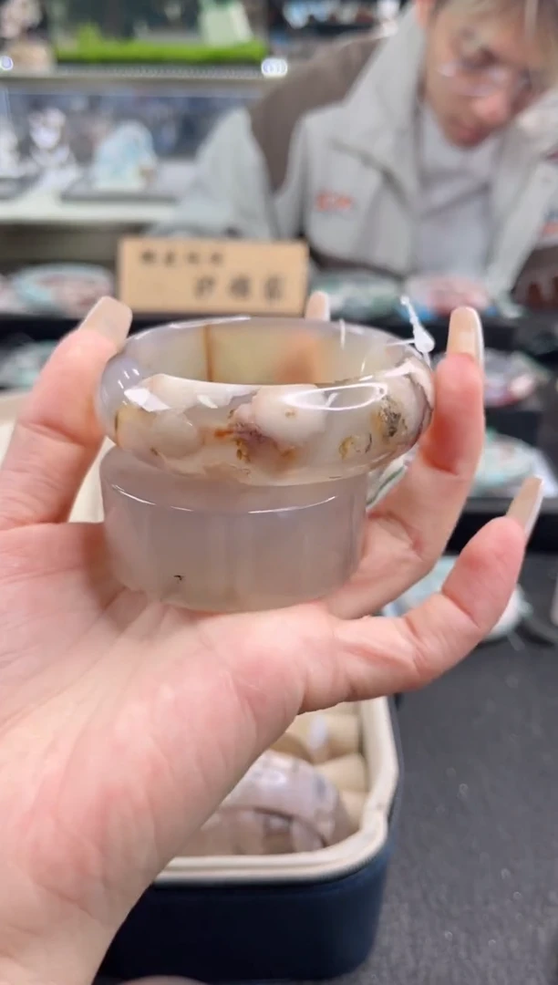 未镶嵌手镯石英质玉58圈口 （赠品镯心）3009017
