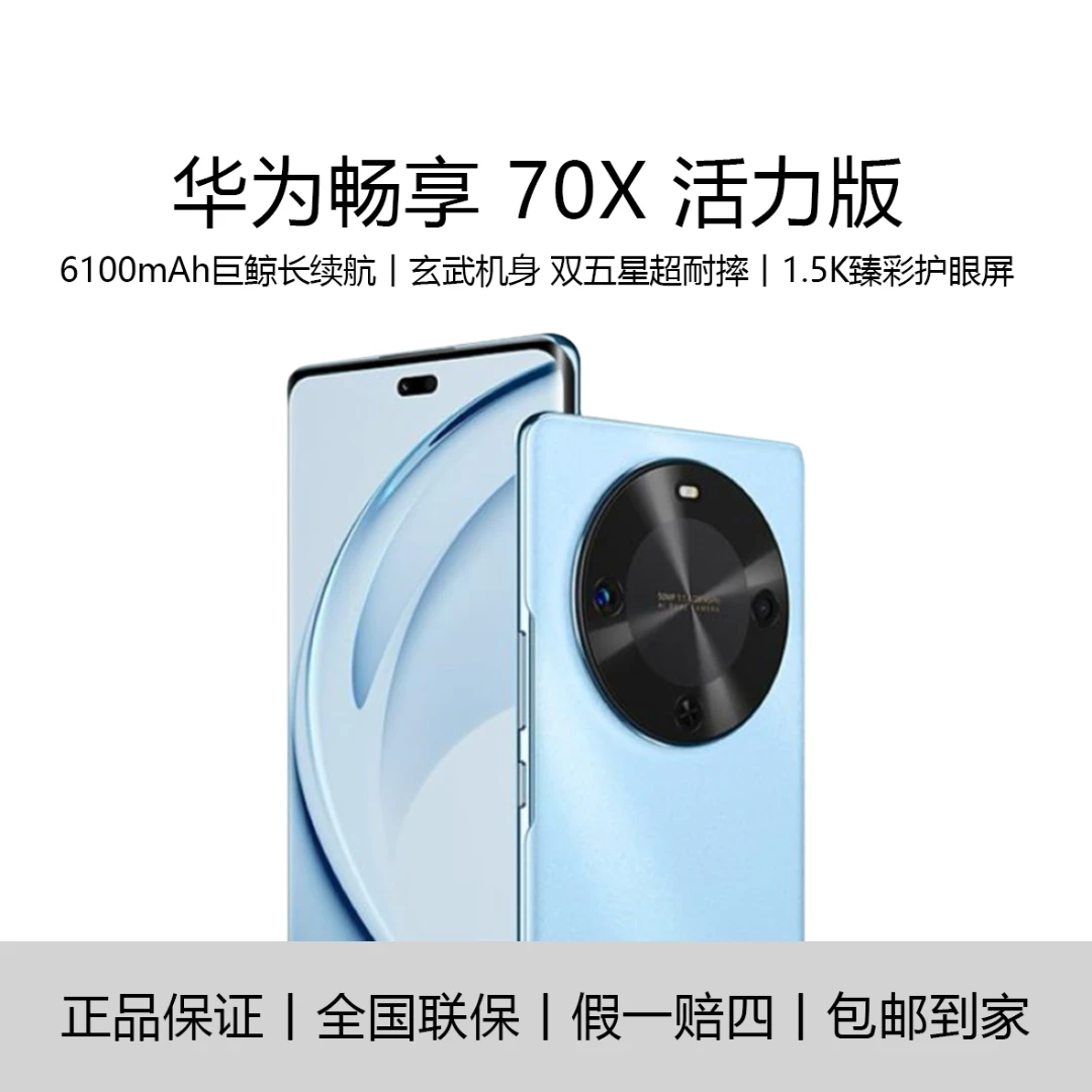 未拆封 Huawei/华为 巨鲸长续航256G玄甲机身双五星超耐摔 蓝F19