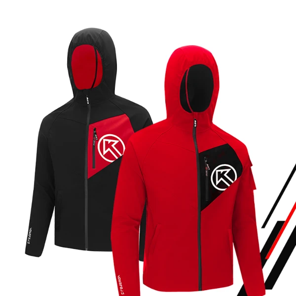 BigK 大K FIREDEMON火魔软壳冲锋衣连帽夹克运动服跑步外套