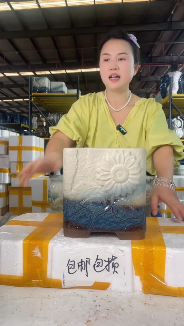 宜兴紫砂粗陶花盆19/19
