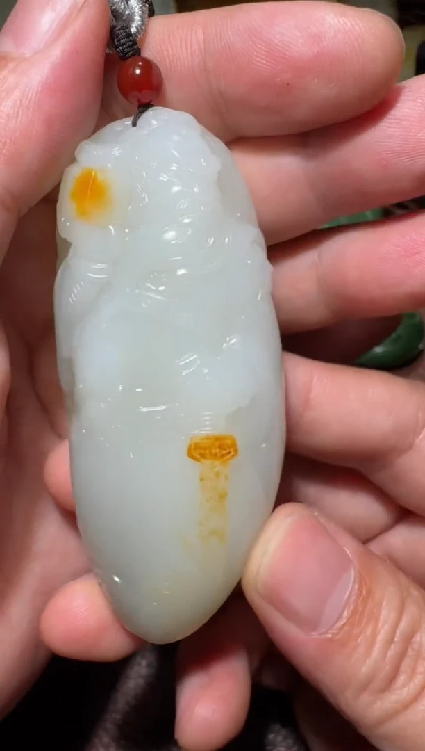 未镶嵌和田玉挂件沐*和田玉