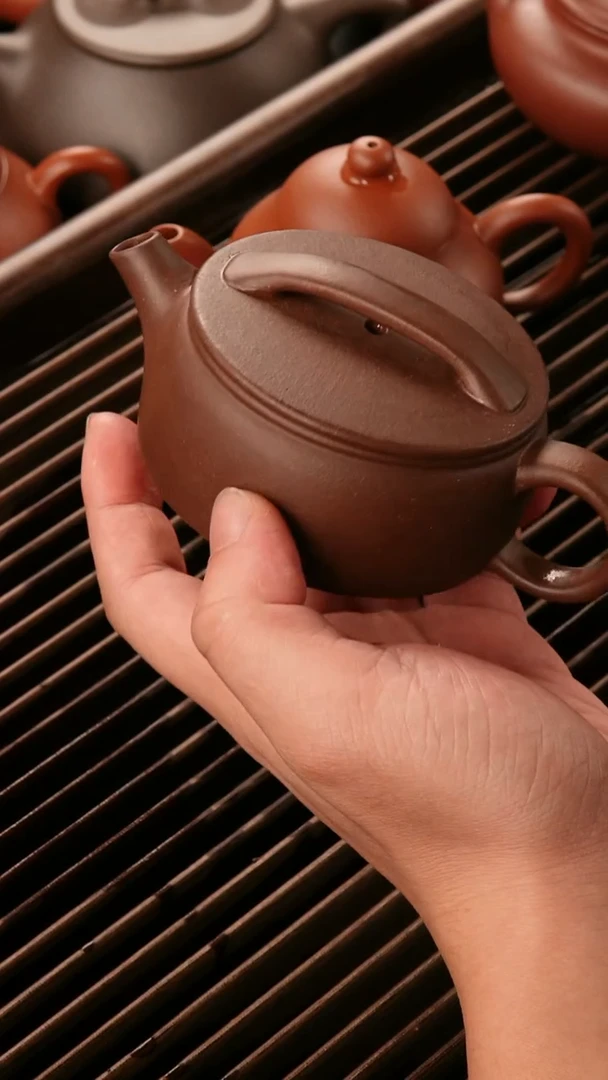 紫砂公道杯一厂紫泥汉瓦